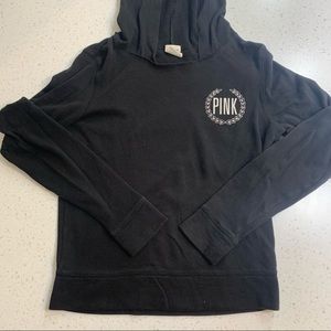 PINK black hooded sweatshirt